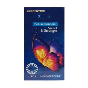 Bao Cao Su Sweet And Stronger Goldentime 12 Cái - Gân Gai Kích Thích