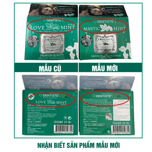 Kẹo Tình Yêu Love Mint Thái Lan – KẸO NGẬM BJ ( 20 Viên)