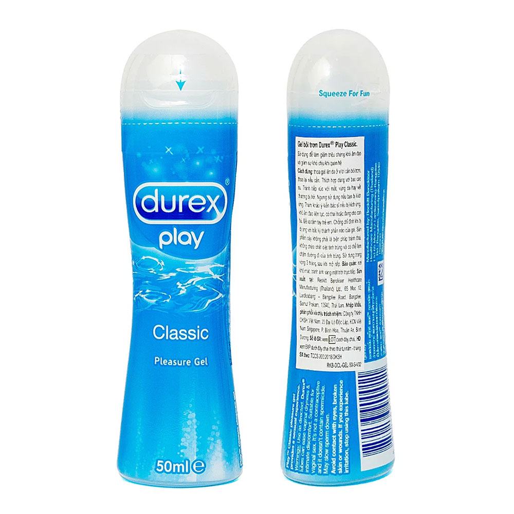 Gel Bôi Trơn Durex Play Classic Chính Hãng – (Chai 50ml)