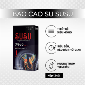 Bao cao su SUSU 4in1 – hộp 12 cái