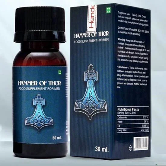 Chai Hammer Of Thor hỗ trợ tăng cường sinh lý nam từ Nga (Chai 25ml)